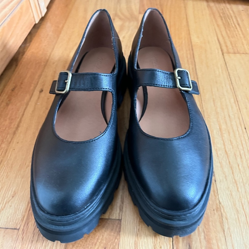 COPY - Madewell Freya platform lugsole Mary Jane shoes